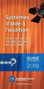 Guide-systèmes d'aide à l'audition salle de spectacle