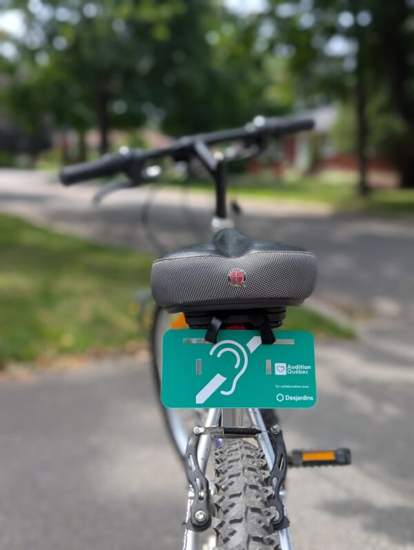 Plaque à vélo de l'oreille barrée – Image 5
