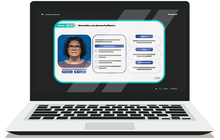 ordinateur plateforme de formation liresurleslevres